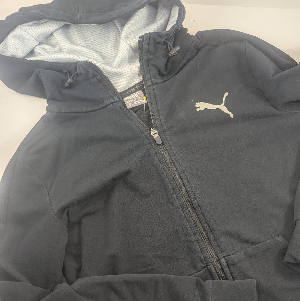 Puma Stretchlite Zip-Up Hoodie Black